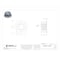 Midwest Fastener Flange Nut, 1/2"-13, Steel, Zinc Plated, 50 PK 09635 - alternate 2